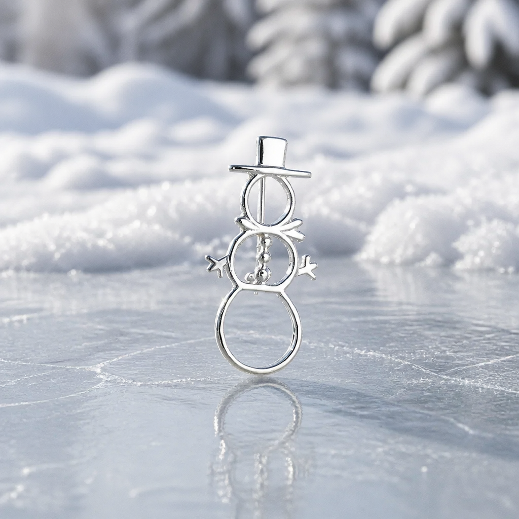 Snowman Brooch — Club925 Archive product photograph