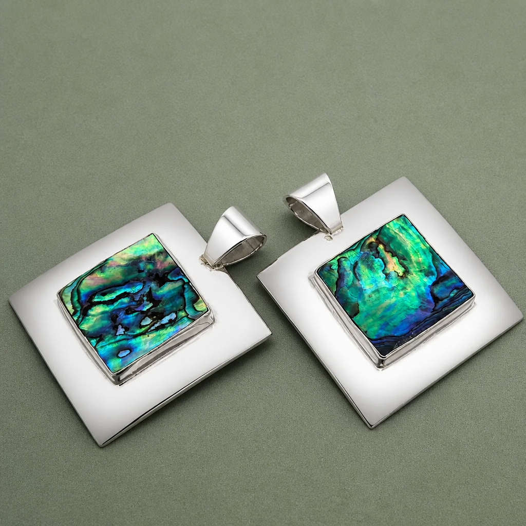 Abalone Pendant TAXCO — Club925 Archive product photograph